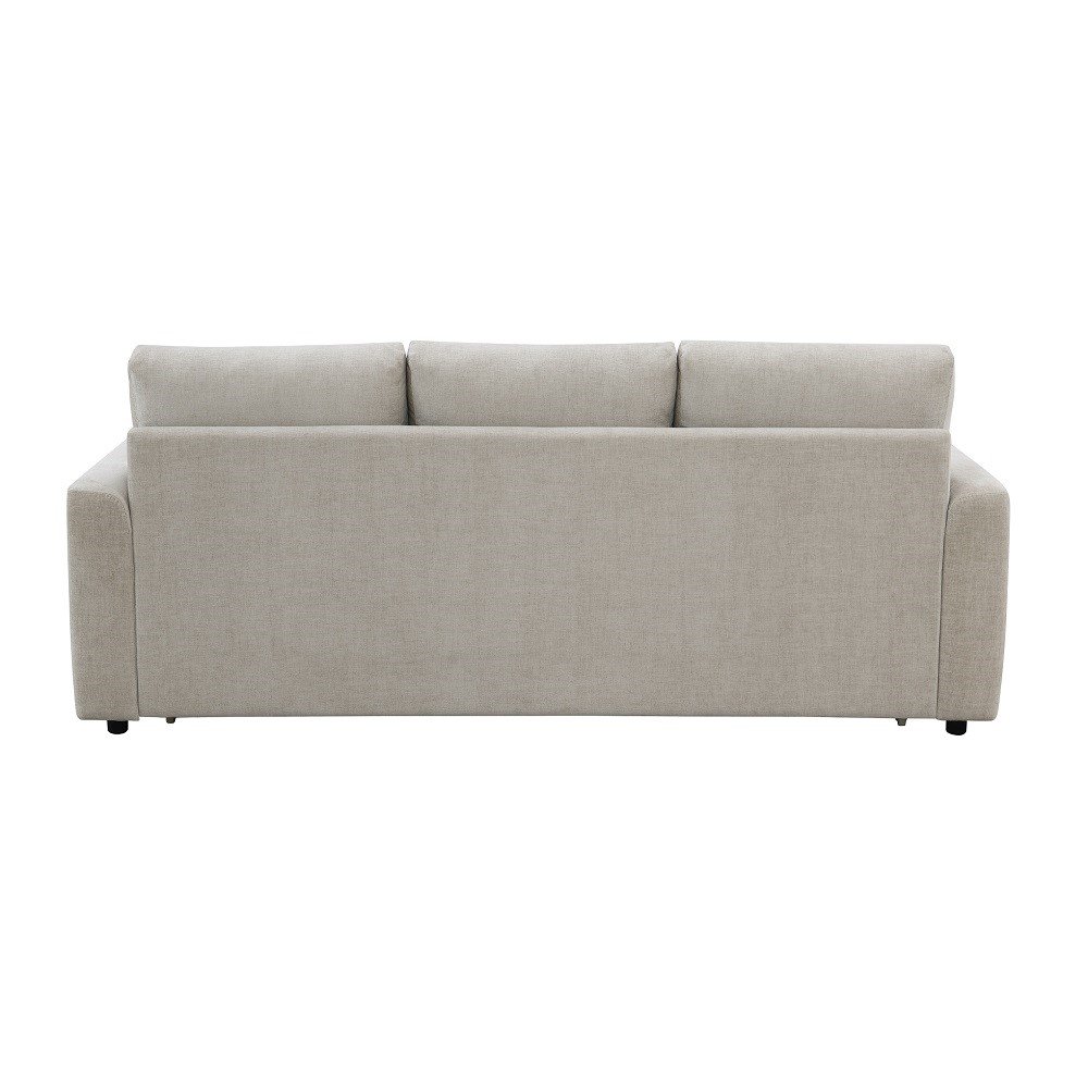 Leira Sofa w/Sleeper Beige Linen. Picture 4