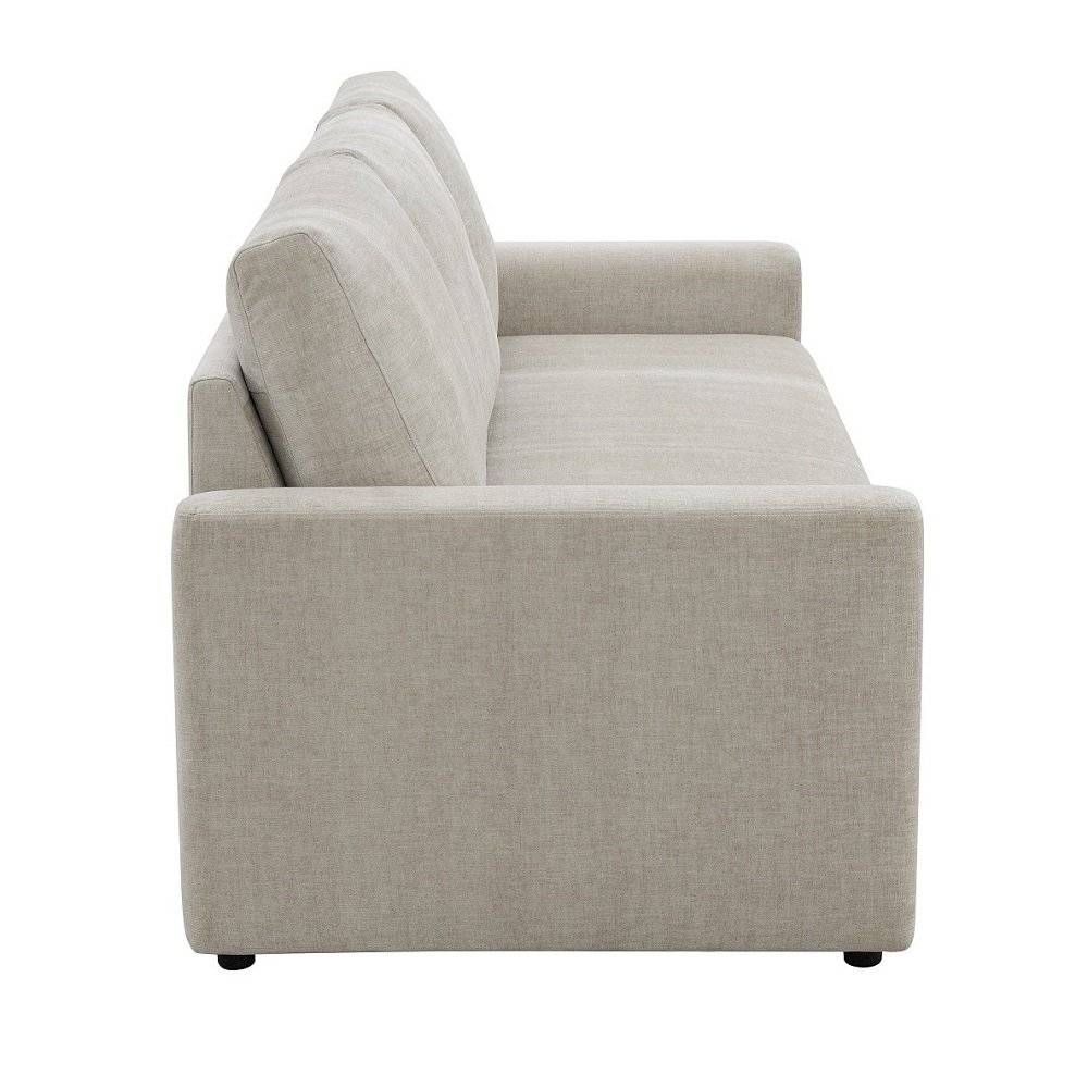 Leira Sofa w/Sleeper Beige Linen. Picture 5