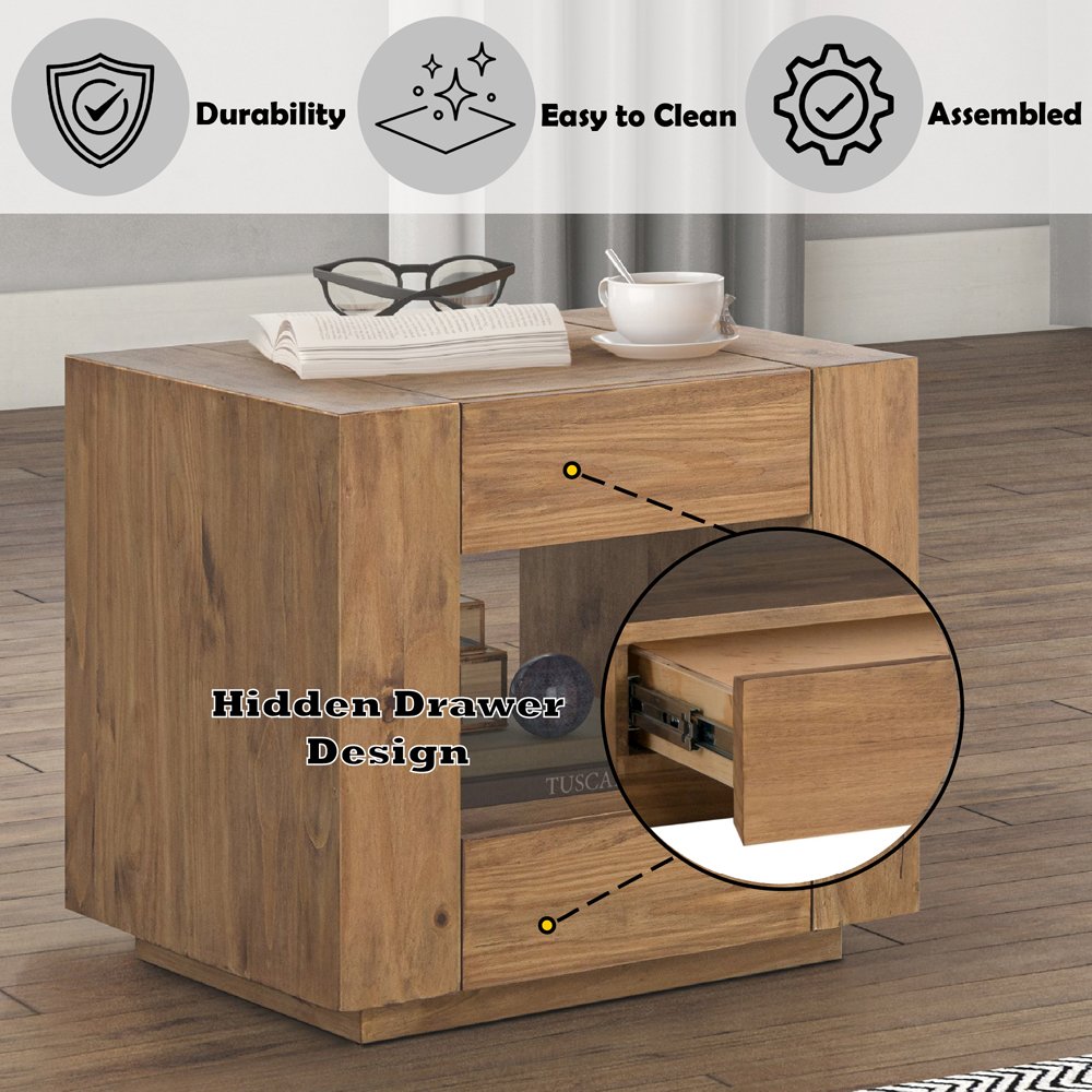 Harlan End Table Oak. Picture 10