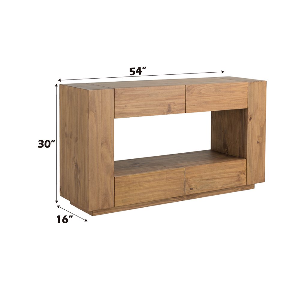 Harlan Sofa Table Oak. Picture 7