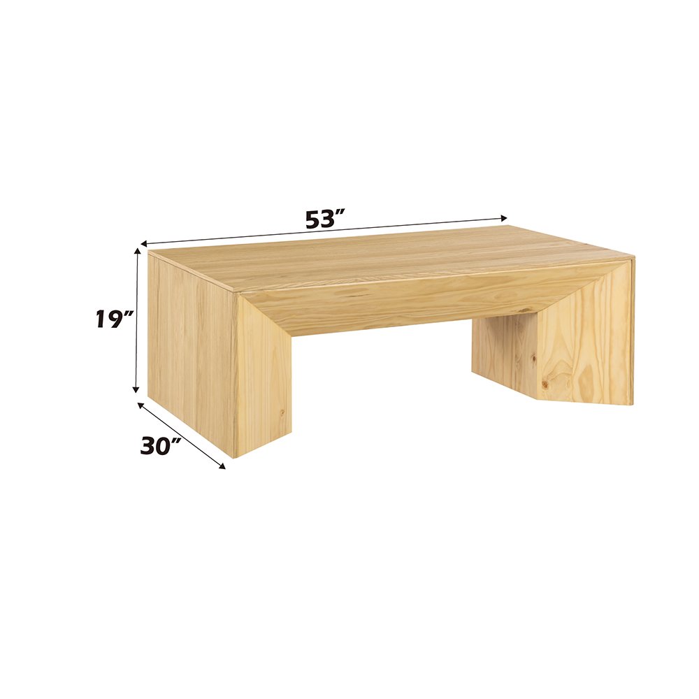 Harold Coffee Table Natural Oak. Picture 8