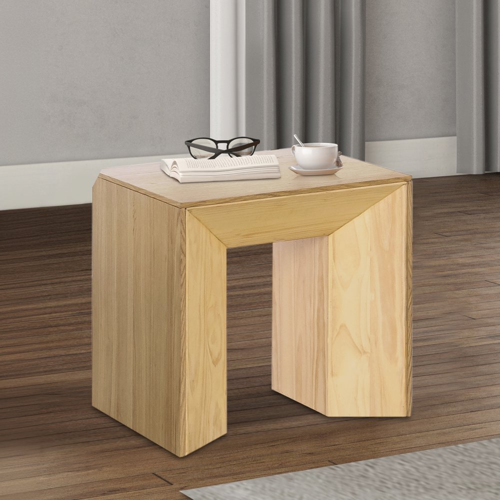 Harold End Table Natural Oak. Picture 1