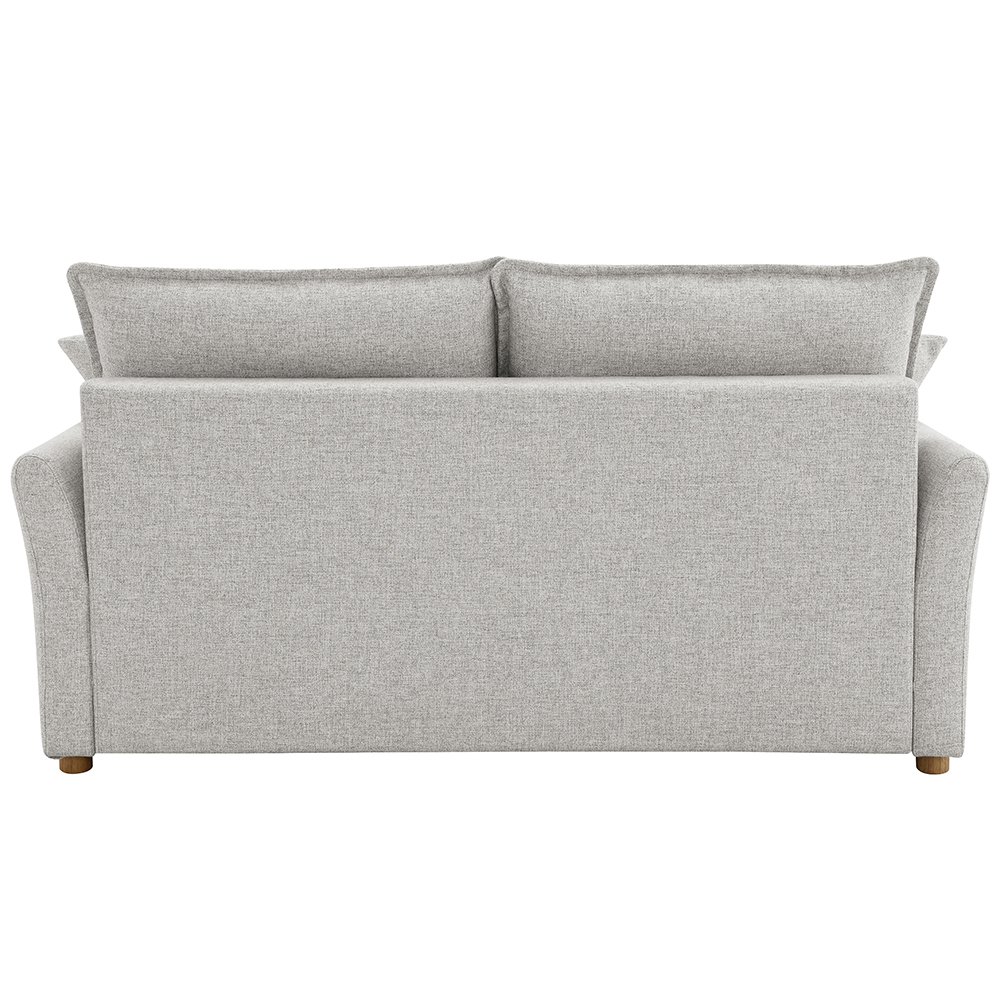 Oran Sofa w/Sleeper, Storage & 2 Pillows Gray Chenille. Picture 9