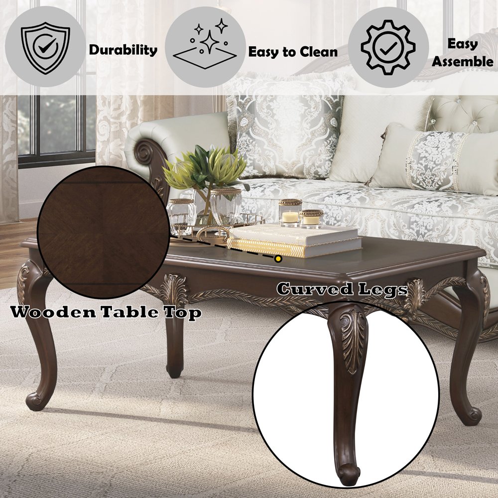 Pierce Coffee Table Cherry. Picture 8