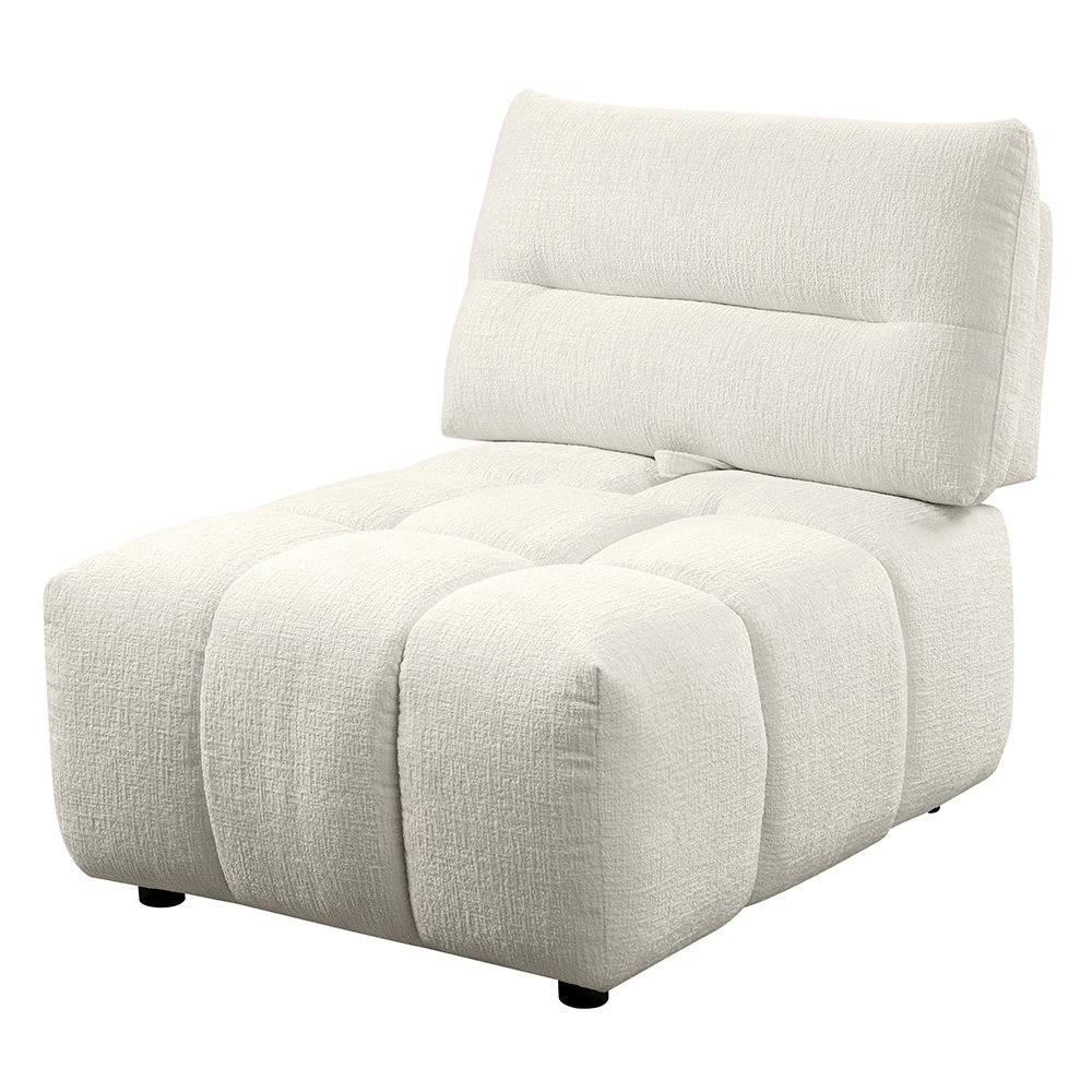 Loanna Modular - Armless Chair Beige Linen. Picture 2