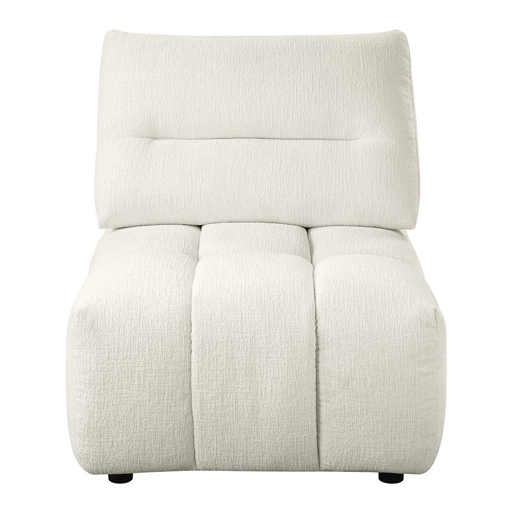 Loanna Modular - Armless Chair Beige Linen. Picture 4