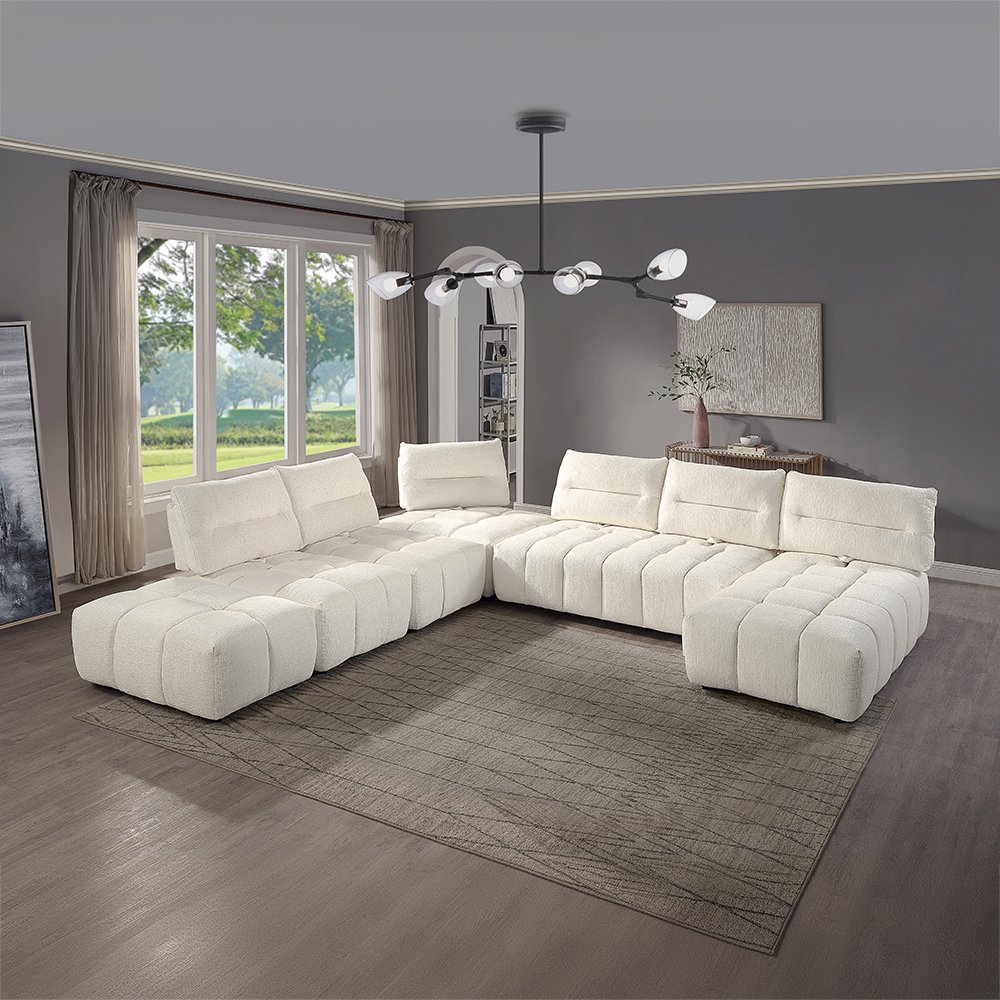 Loanna Modular - Wedge Beige Linen. Picture 8