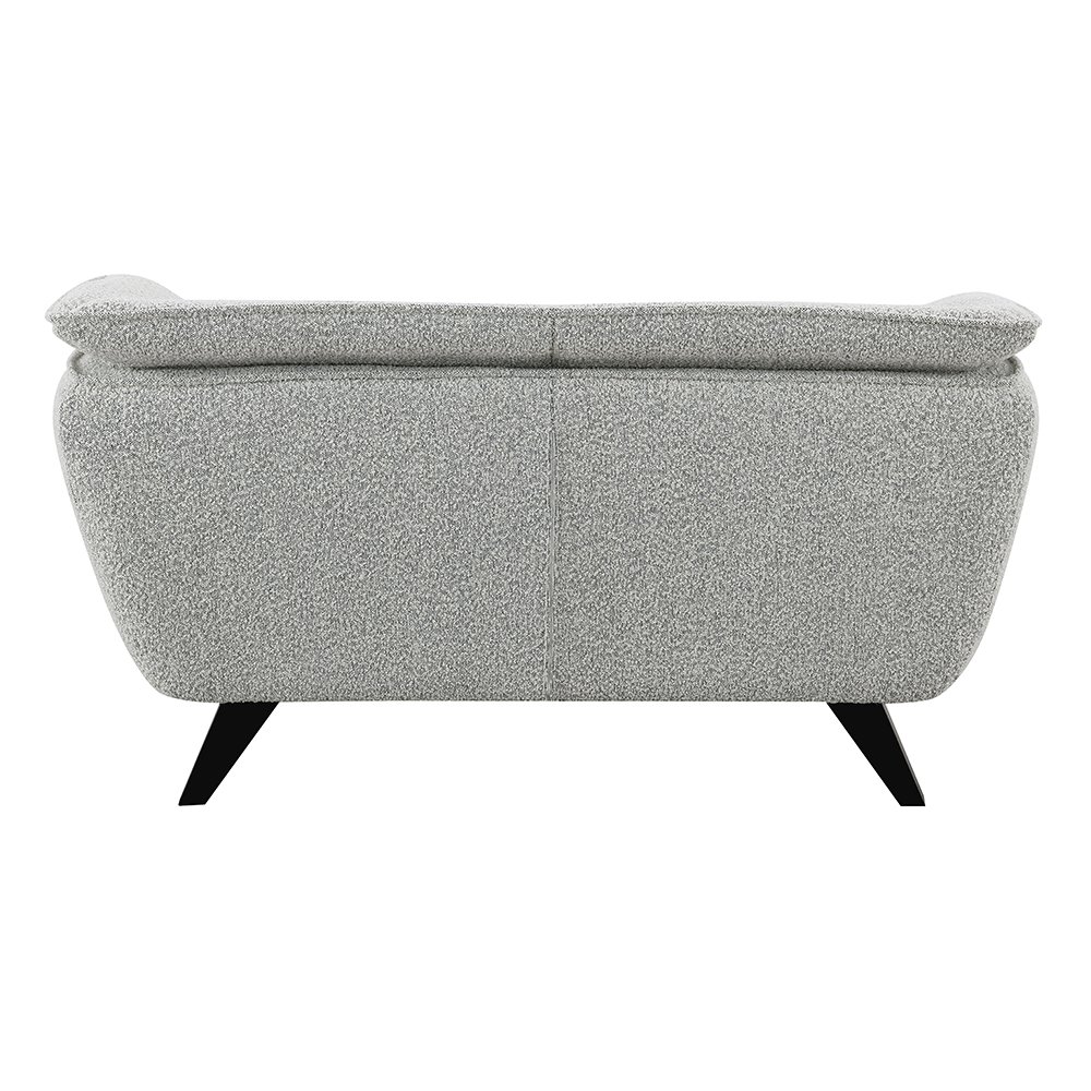 Nayeli Loveseat Light Gray Boucle. Picture 5