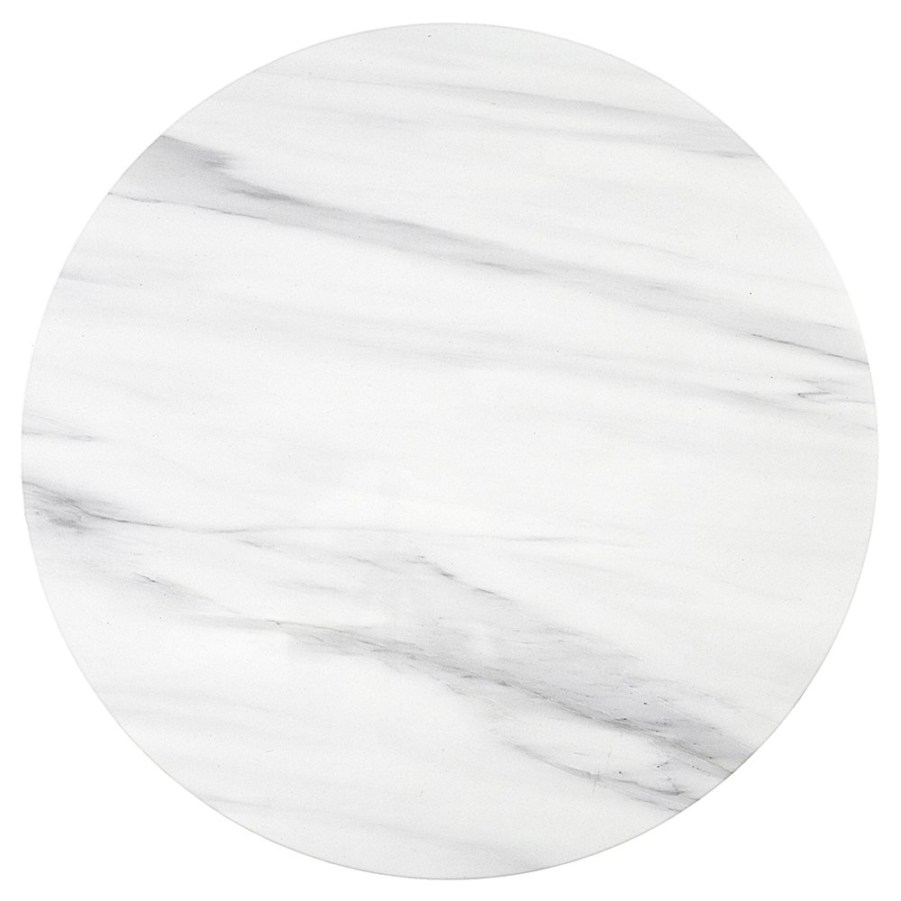 Zaid Coffee Table Engineering Marble & White High Gloss. Picture 3