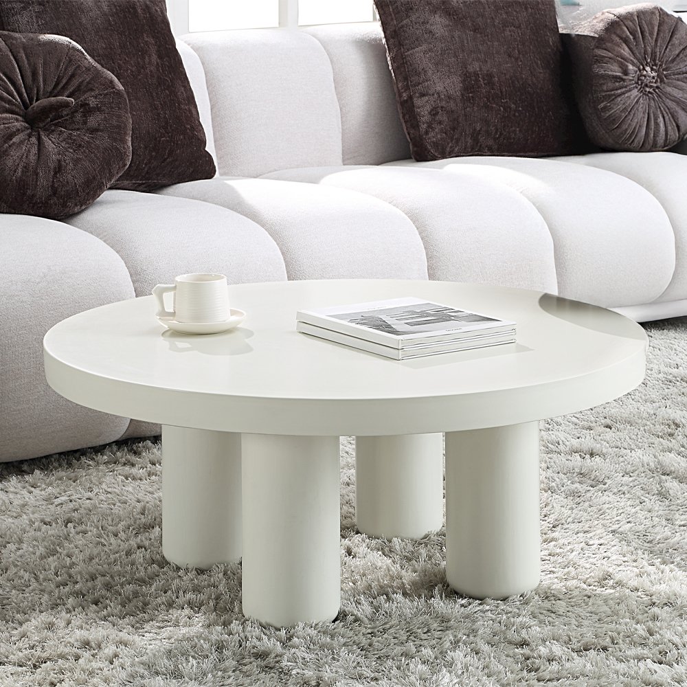 Sanat Coffee Table White. Picture 1