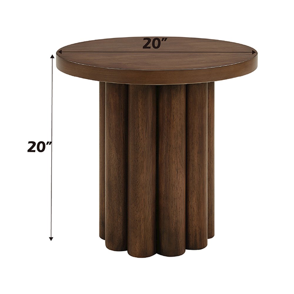 Sanat End Table Walnut. Picture 4