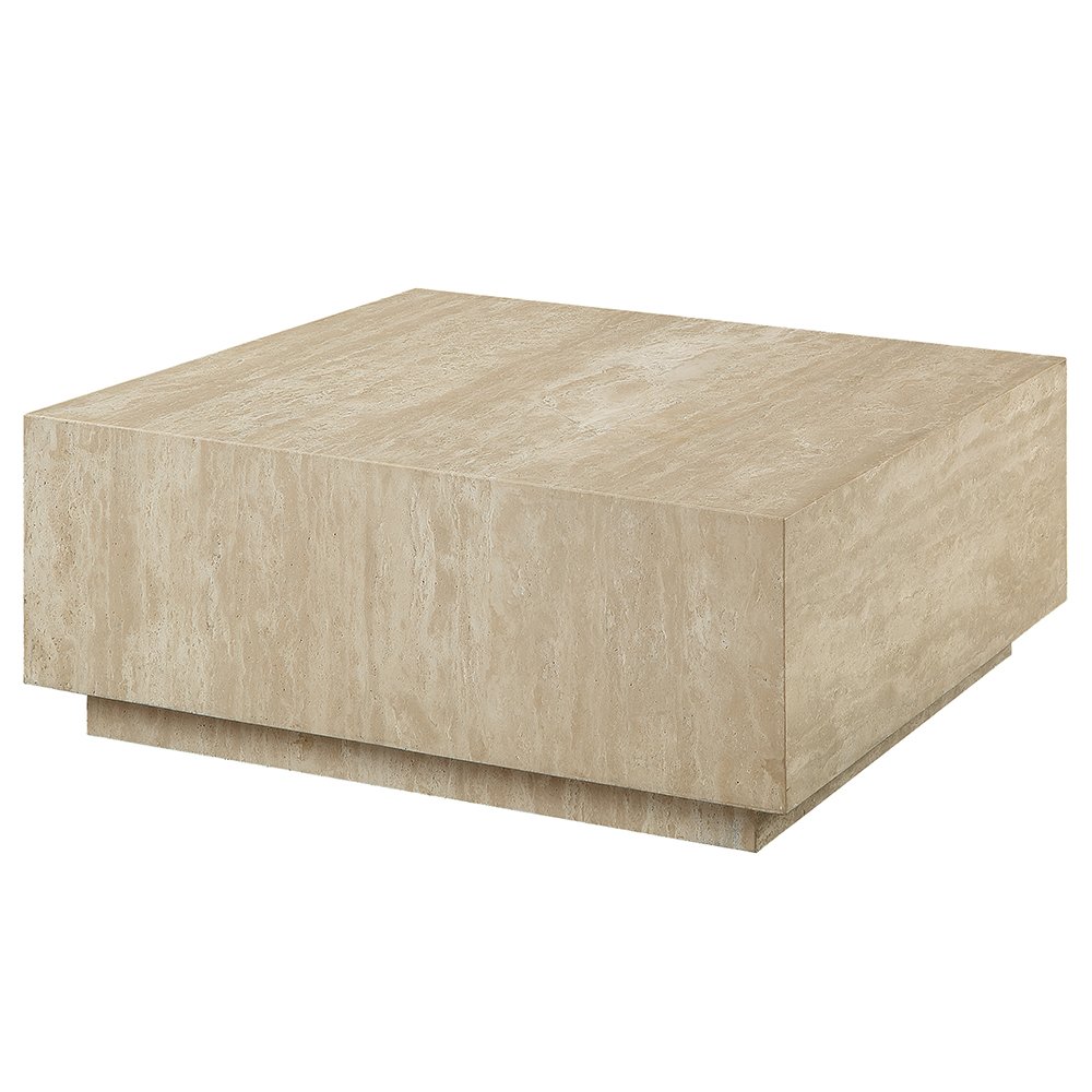 Deon Coffee Table w/Natrual Marble Top Beige Natrual Marble. Picture 2