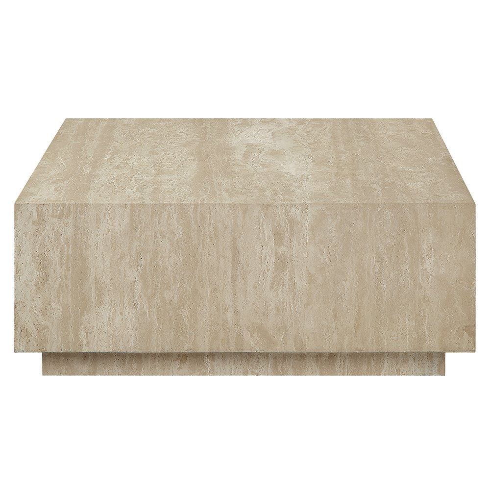 Deon Coffee Table w/Natrual Marble Top Beige Natrual Marble. Picture 3