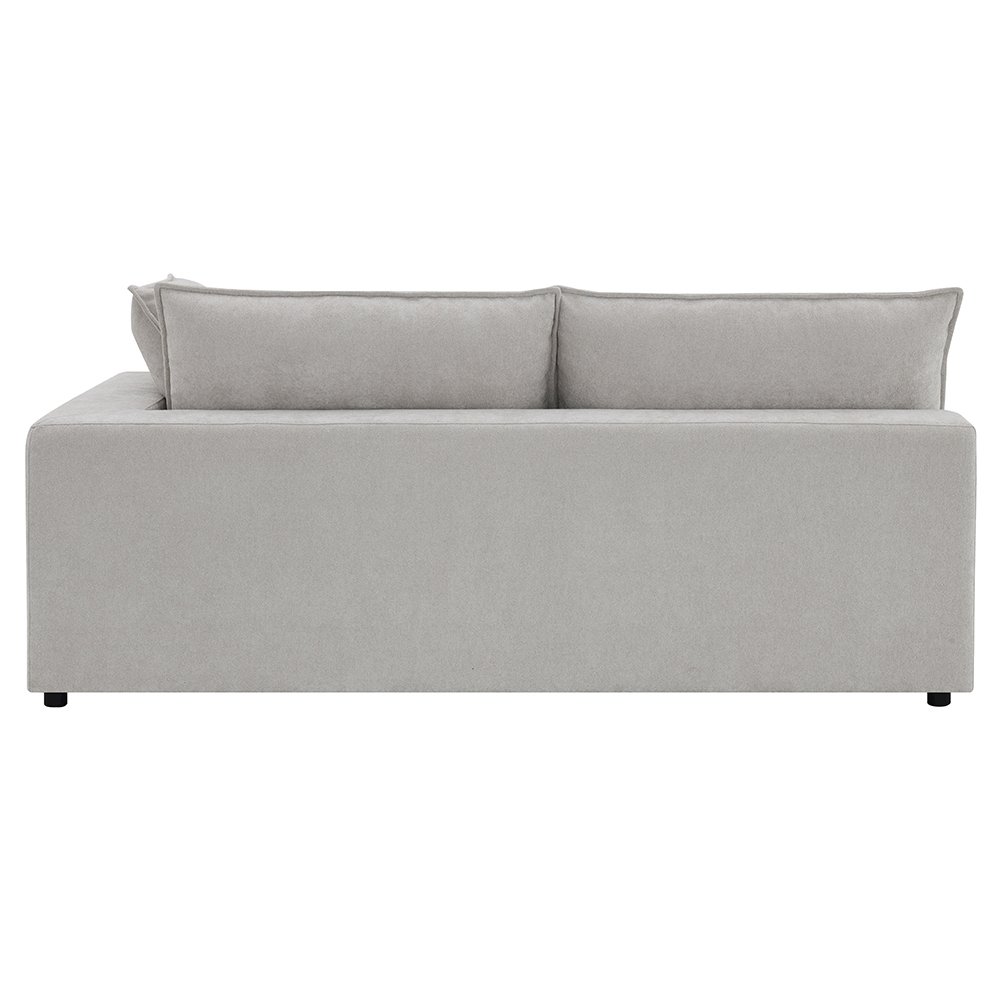 Marisa Modular RF Loveseat w/2 Pillows Beige Boucle. Picture 4