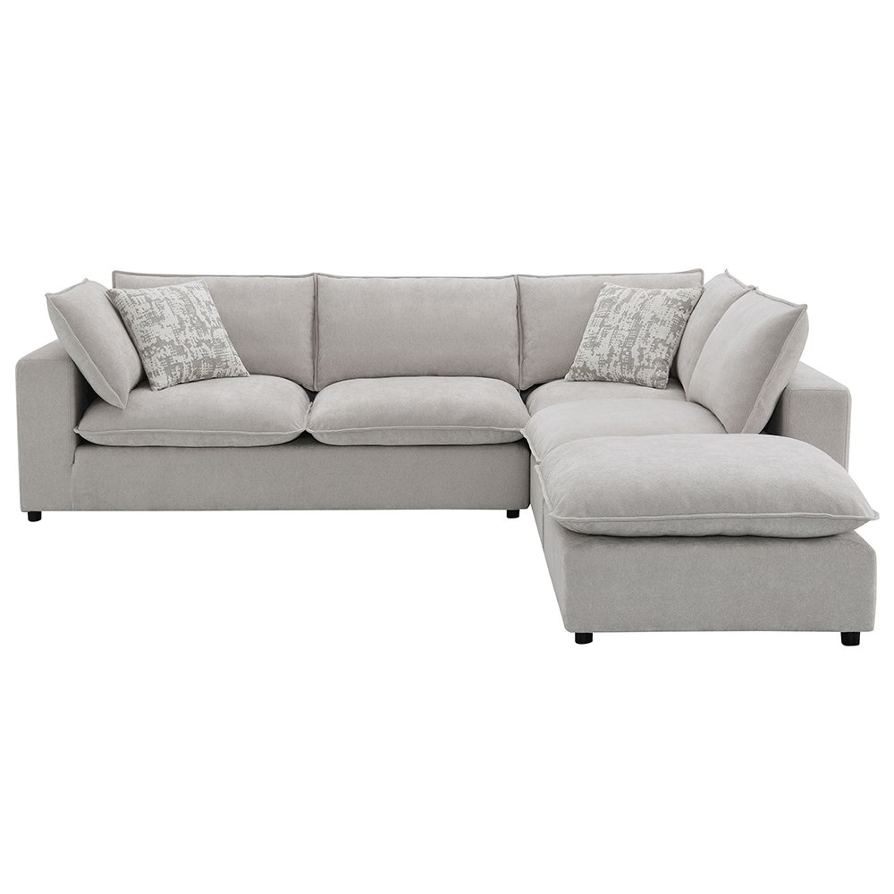 Marisa Modular Ottoman Beige Boucle. Picture 6
