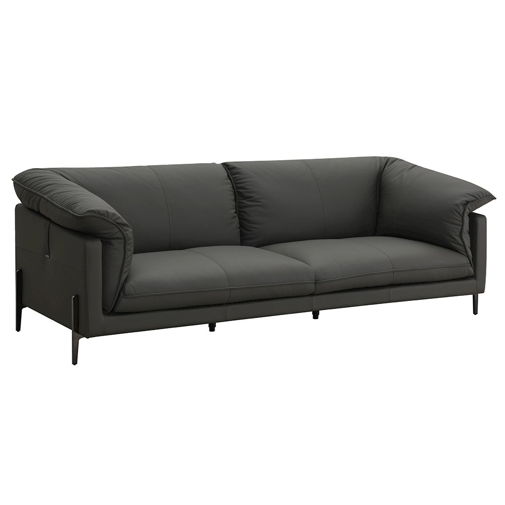 Tadi Sofa Black Top Grain Leather. Picture 2