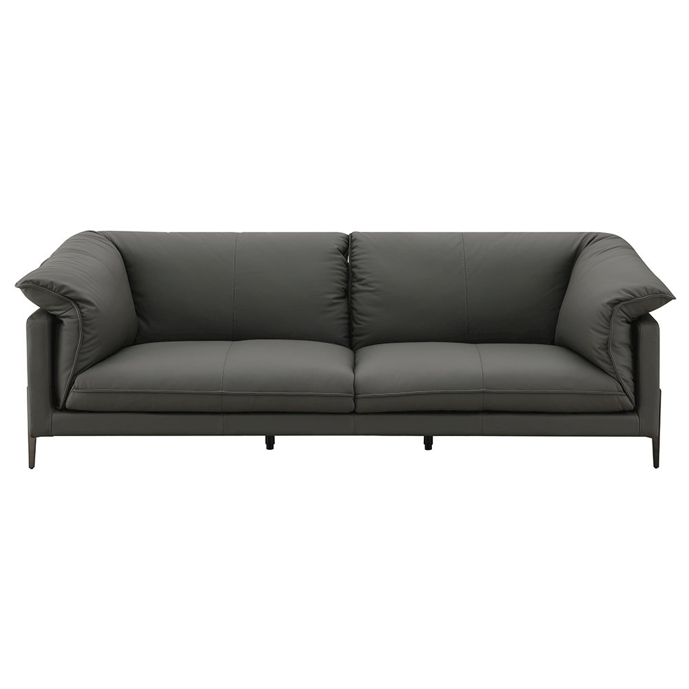 Tadi Sofa Black Top Grain Leather. Picture 3