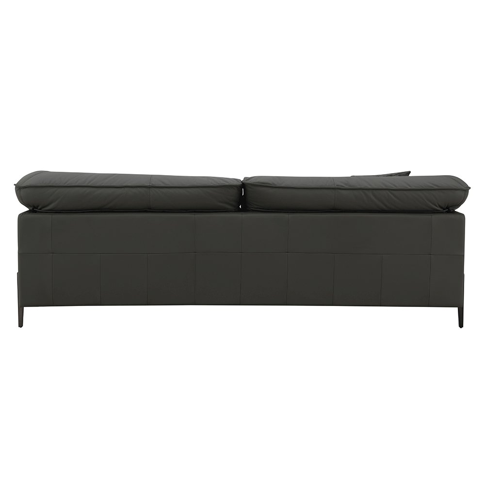 Tadi Sofa Black Top Grain Leather. Picture 5