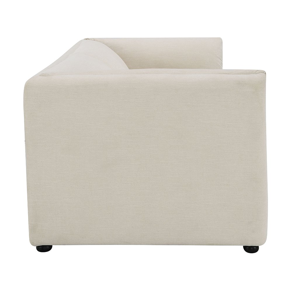 Jaeda Sofa Beige Linen. Picture 4