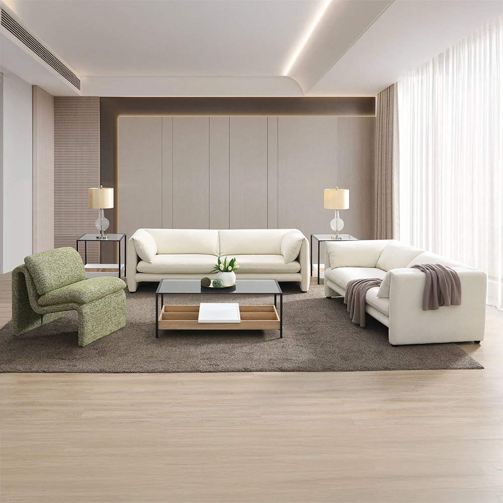 Jaeda Sofa Beige Linen. Picture 6