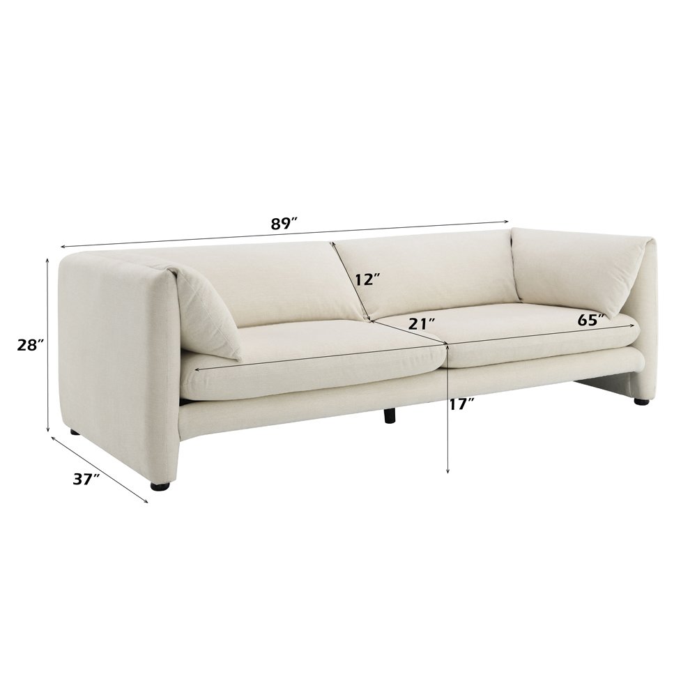 Jaeda Sofa Beige Linen. Picture 10