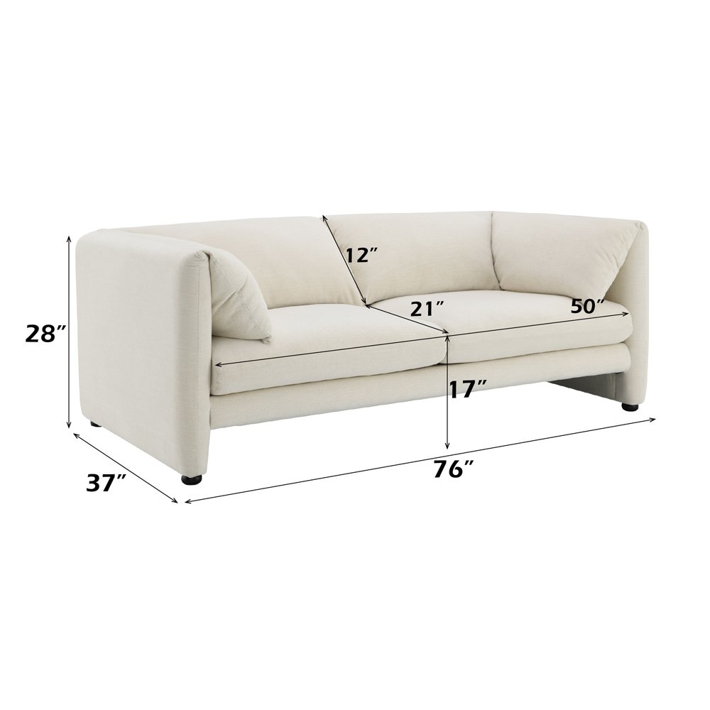 Jaeda Loveseat Beige Linen. Picture 9