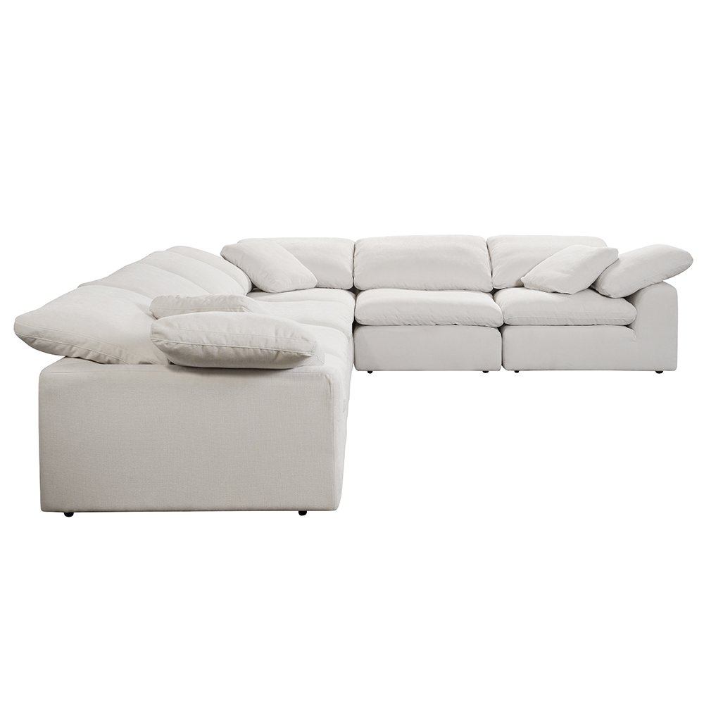 Naveen Modular - Armless Chair Ivory Linen. Picture 3