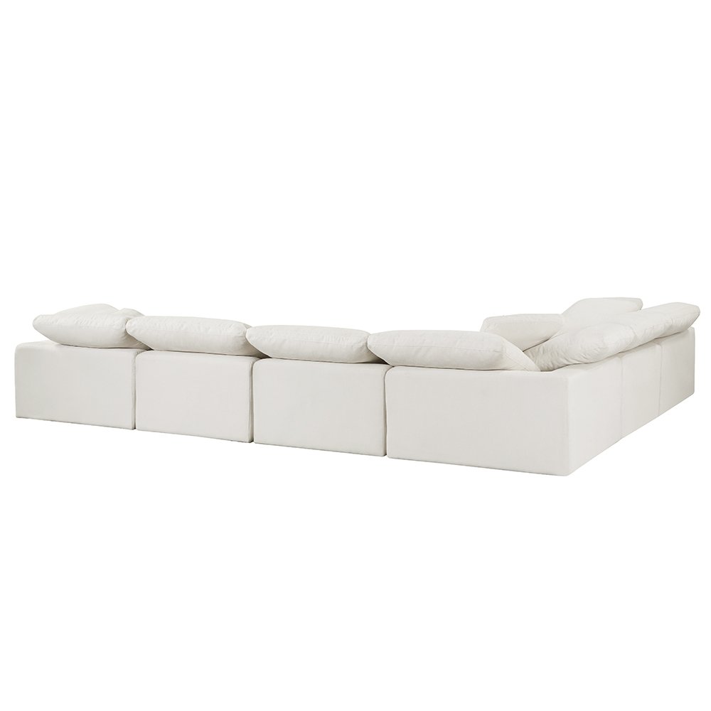 Naveen Modular - Armless Chair Ivory Linen. Picture 4
