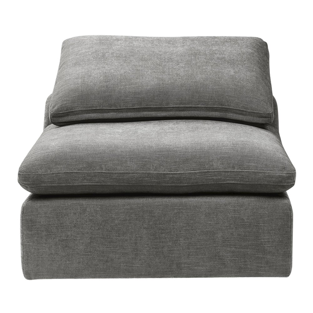 Naveen Modular - Armless Chair Gray Linen. Picture 2
