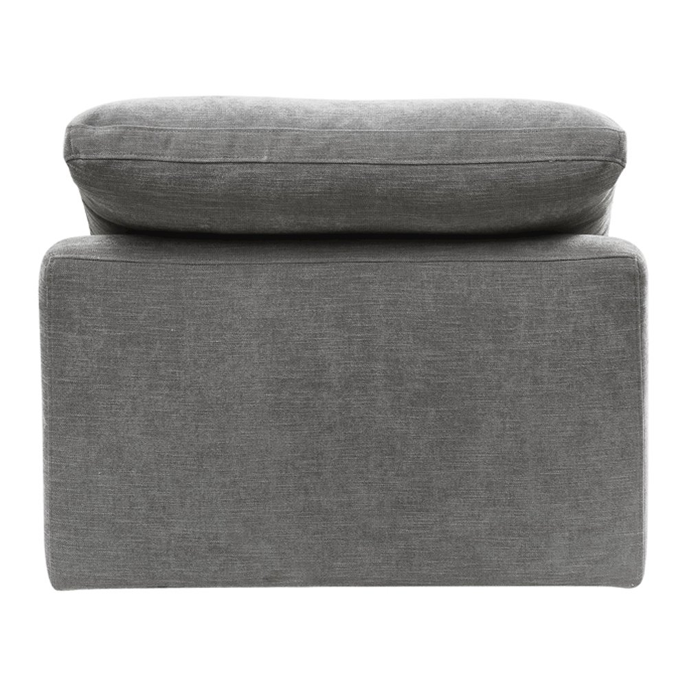Naveen Modular - Armless Chair Gray Linen. Picture 3