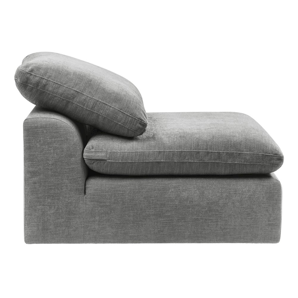Naveen Modular - Armless Chair Gray Linen. Picture 4