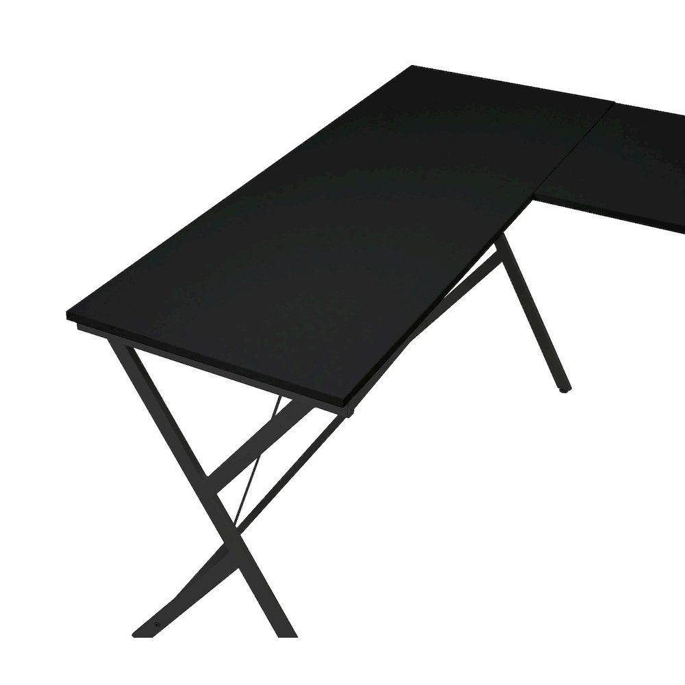 Demas Computer Desk Black. Picture 4