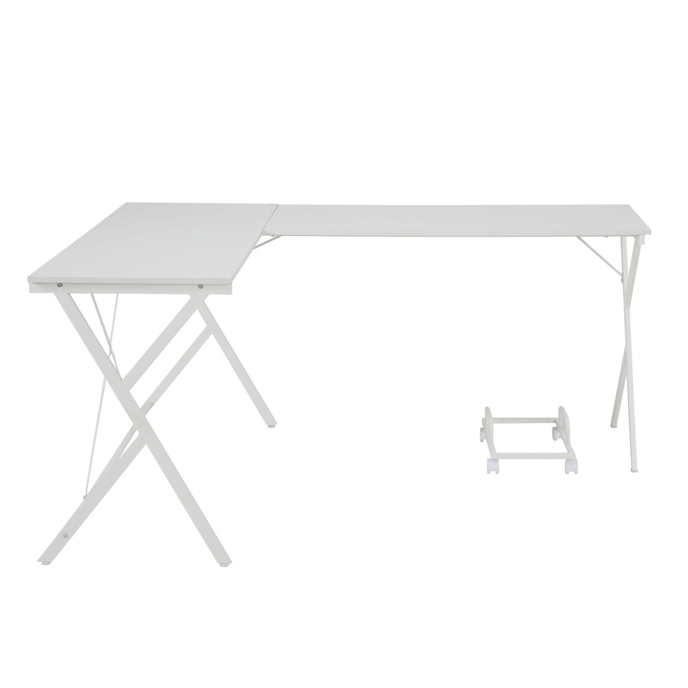 Demas Computer Desk White. Picture 2