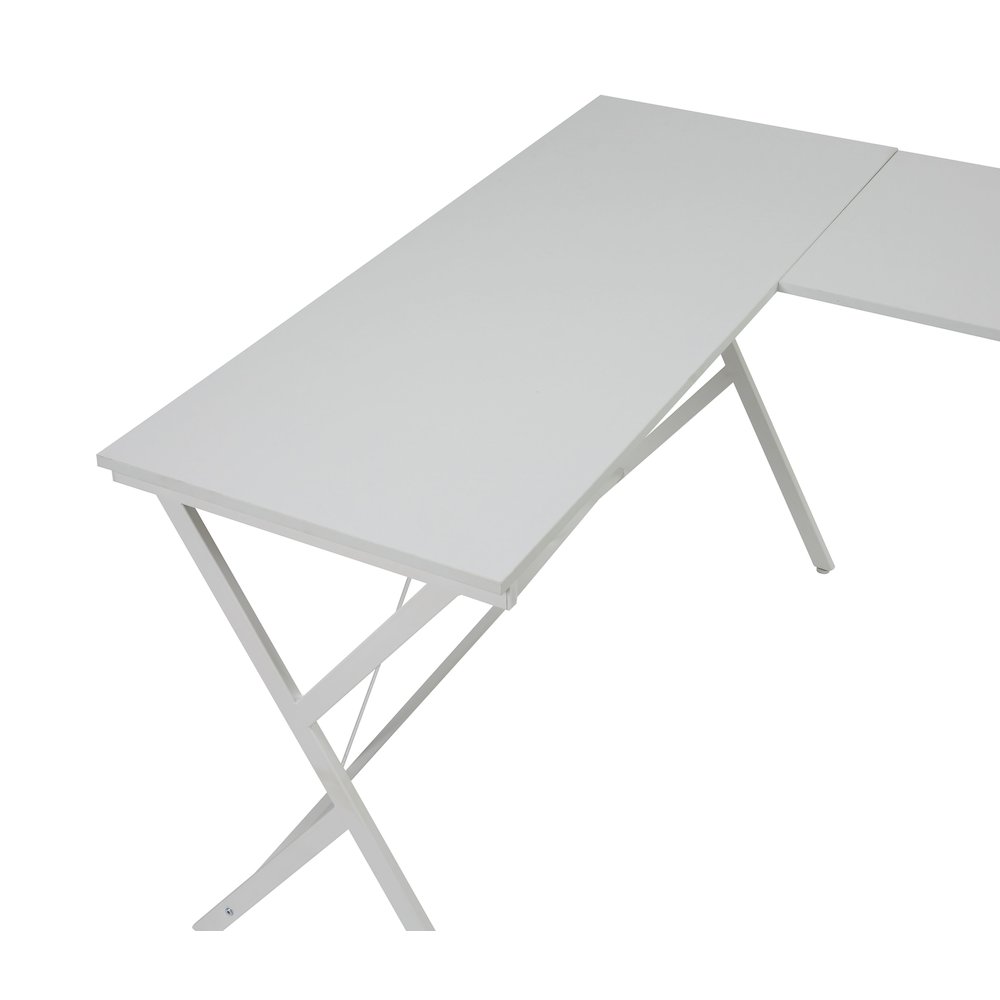 Demas Computer Desk White. Picture 3