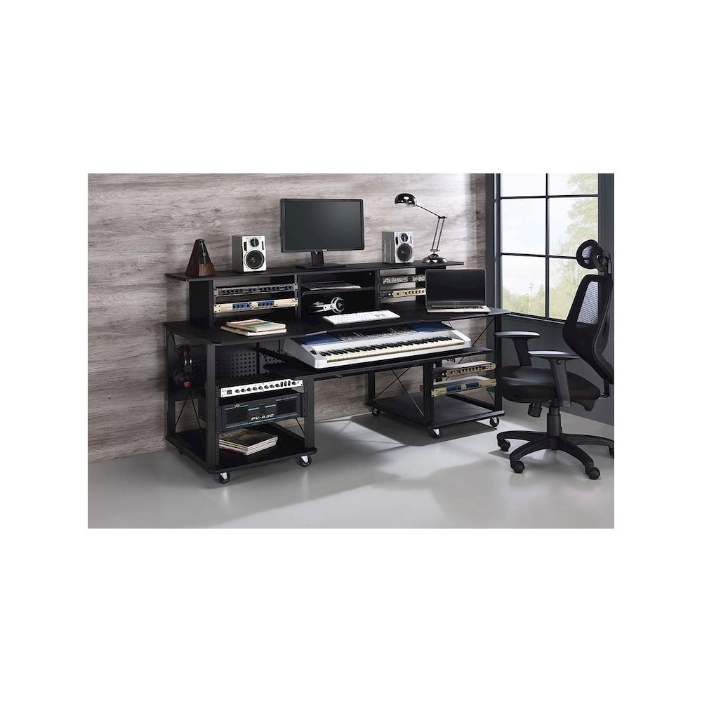 Megara Music Desk Black. Picture 1