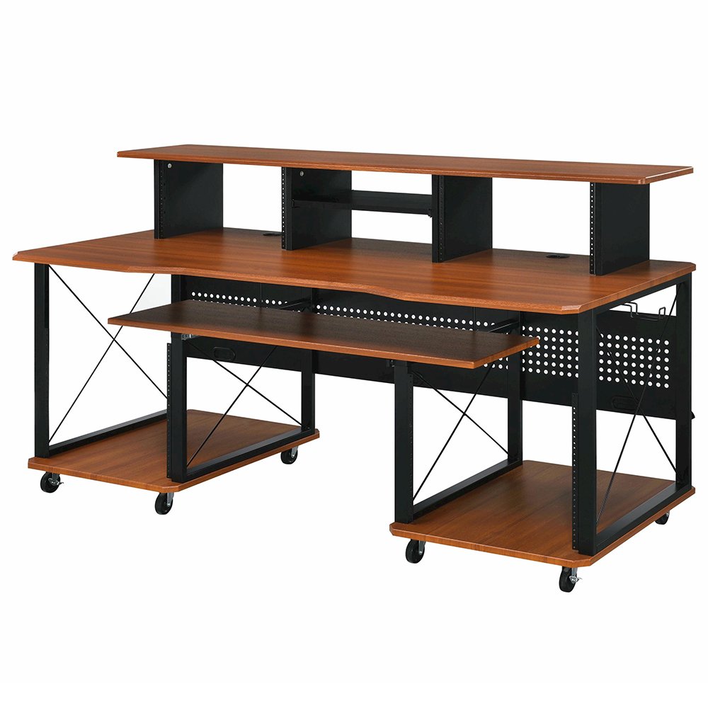 Megara Music Desk Cherry & Black. Picture 2