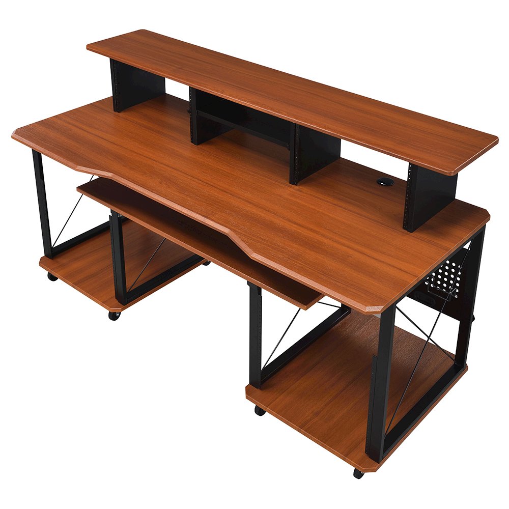 Megara Music Desk Cherry & Black. Picture 4