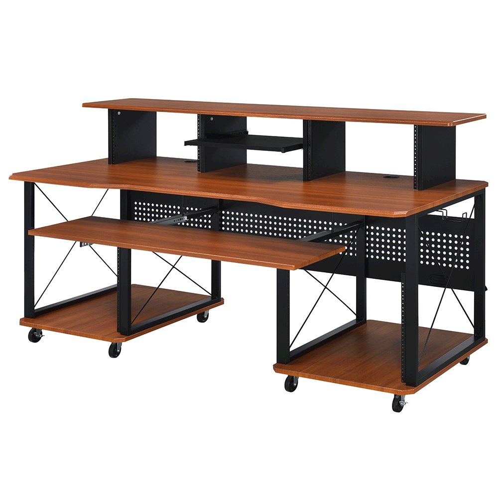 Megara Music Desk Cherry & Black. Picture 5