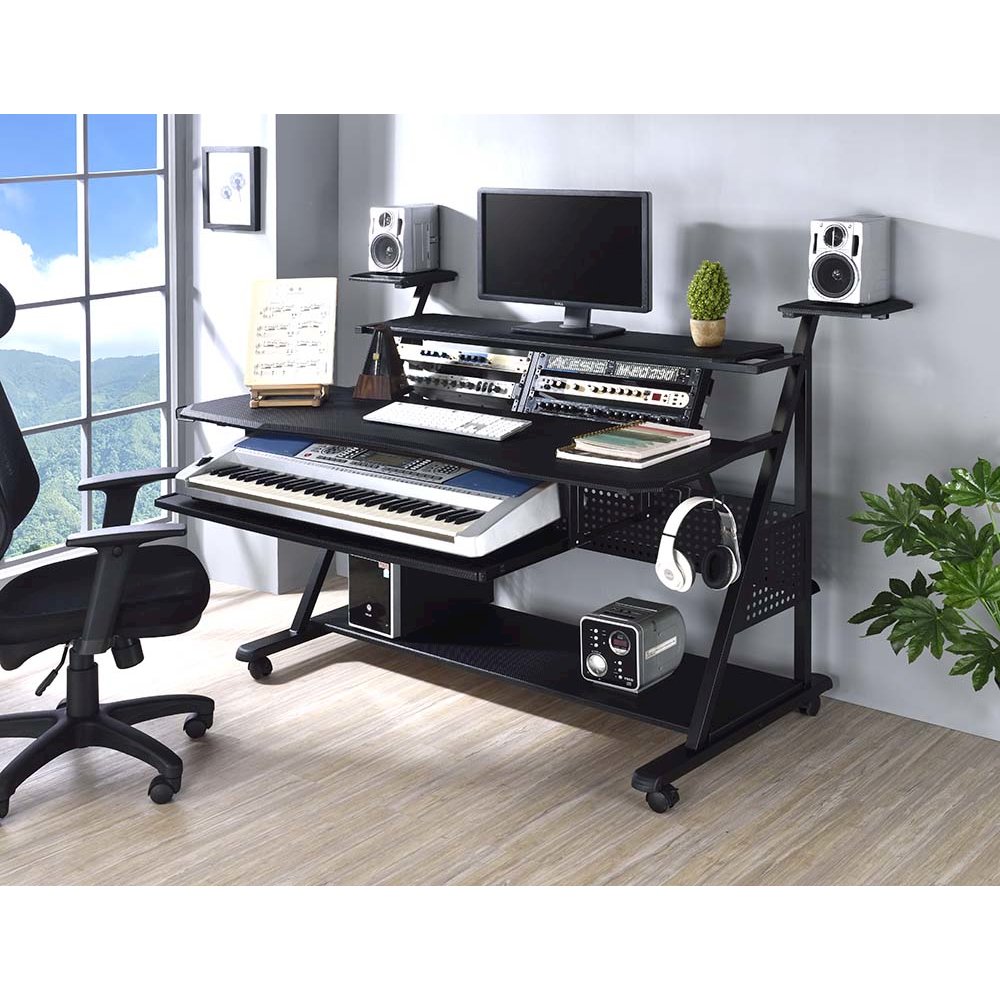 Willow Music Desk Black. Picture 1