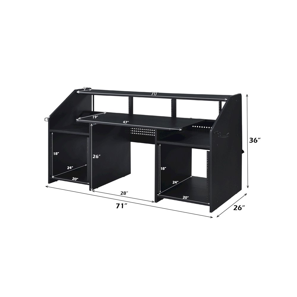 Annette Music Desk Black. Picture 7