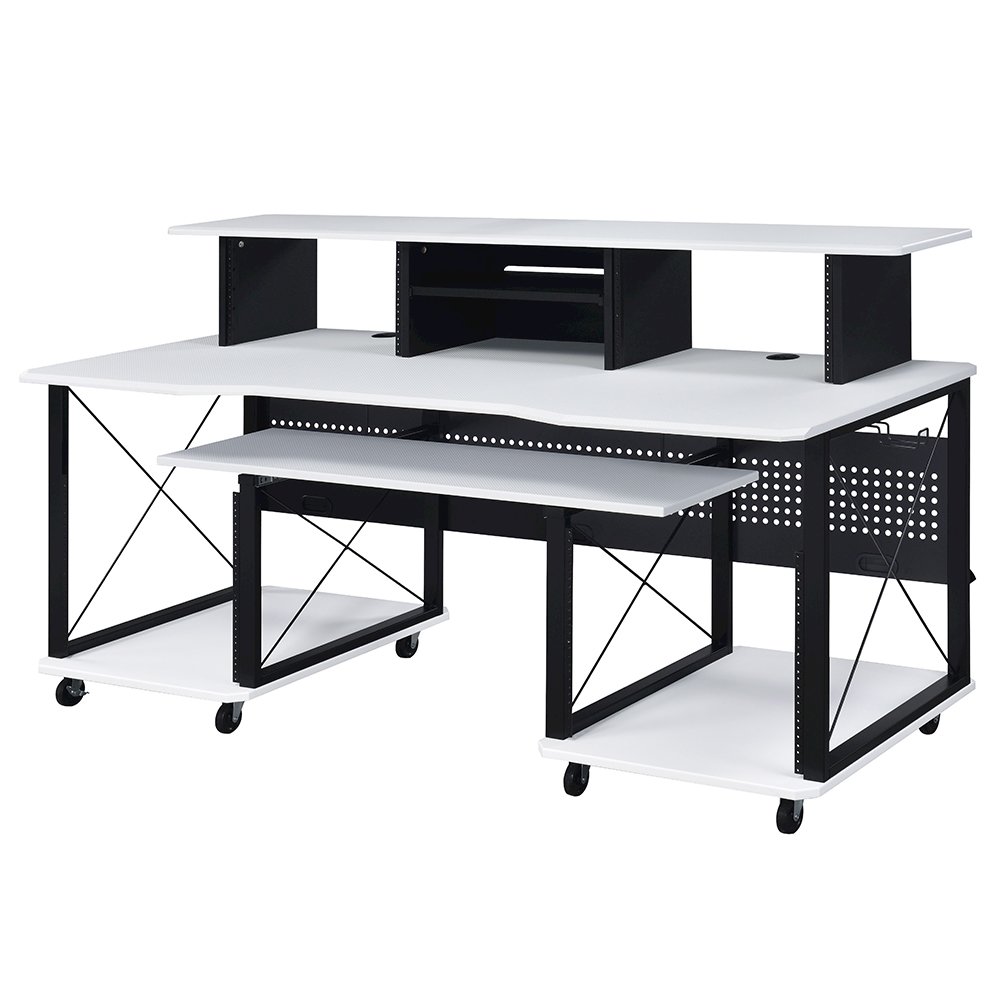 Megara Music Desk White & Black. Picture 2
