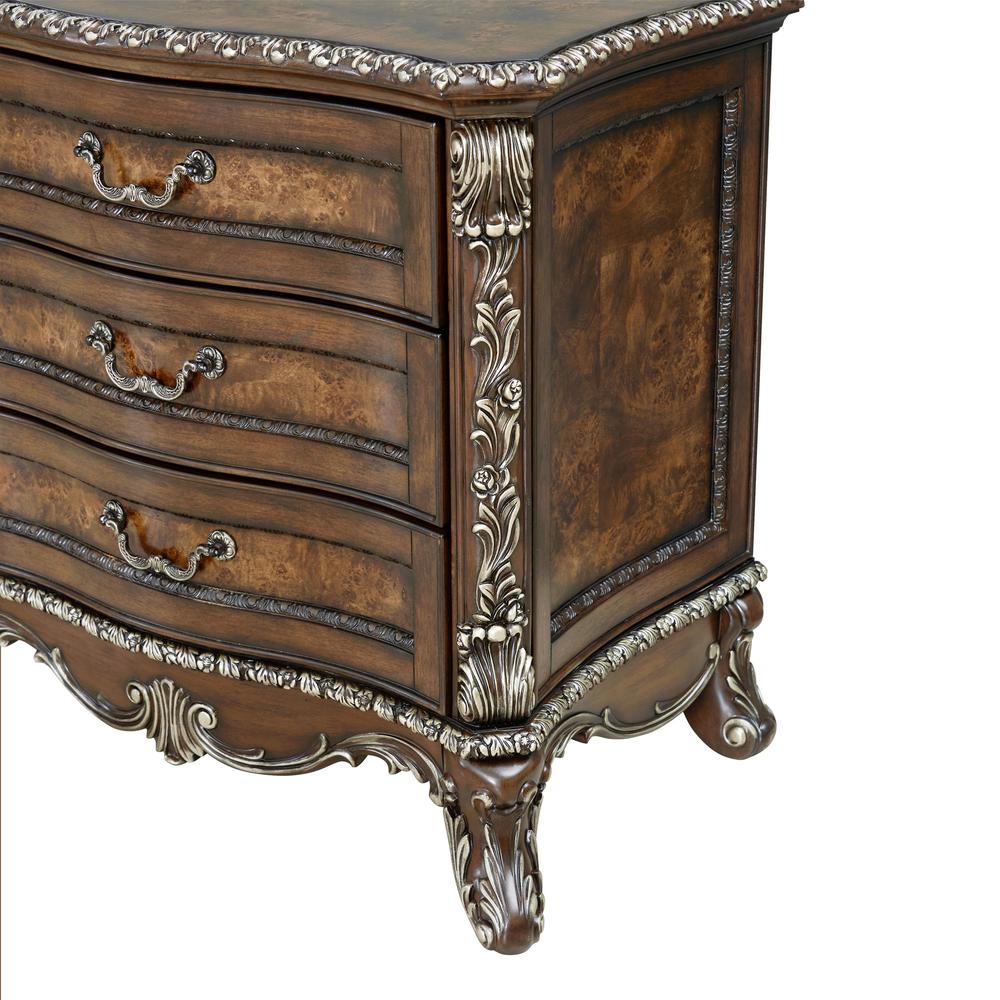 Devany Nightstand, Cherry Finish. Picture 5