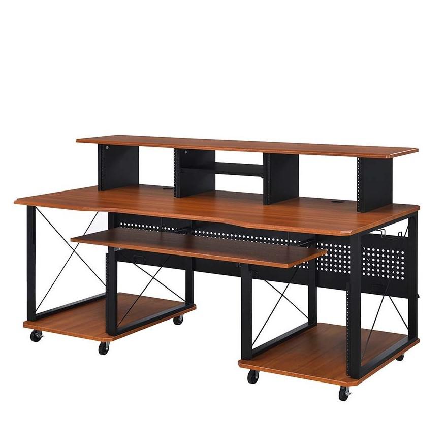 ACME Megara Music Desk, Cherry & Black Finish. Picture 1
