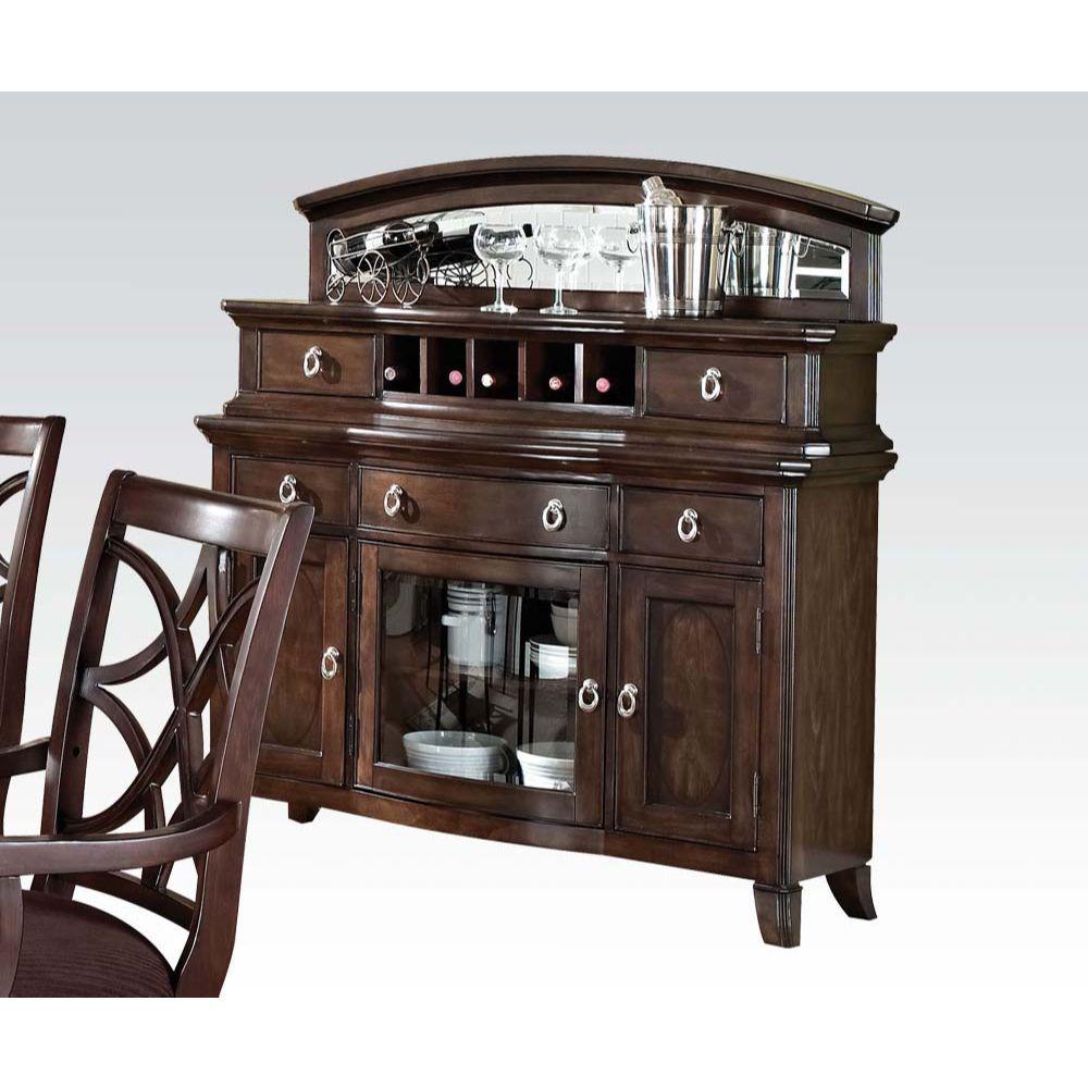 Keenan Server Dark Walnut. Picture 1