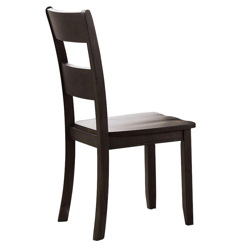 Haddie Side Chair (Set-2) Distressed Walnut. Picture 1