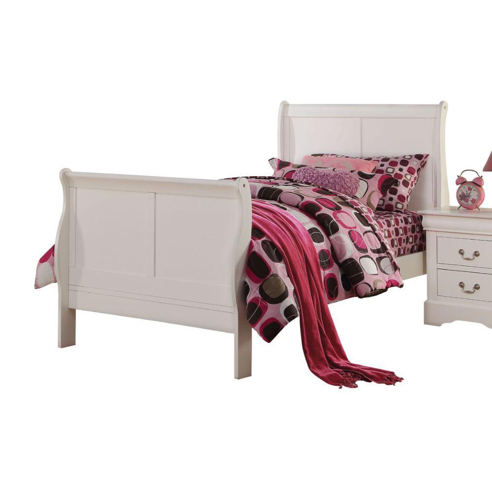 Louis Philippe III Full Bed White. Picture 1