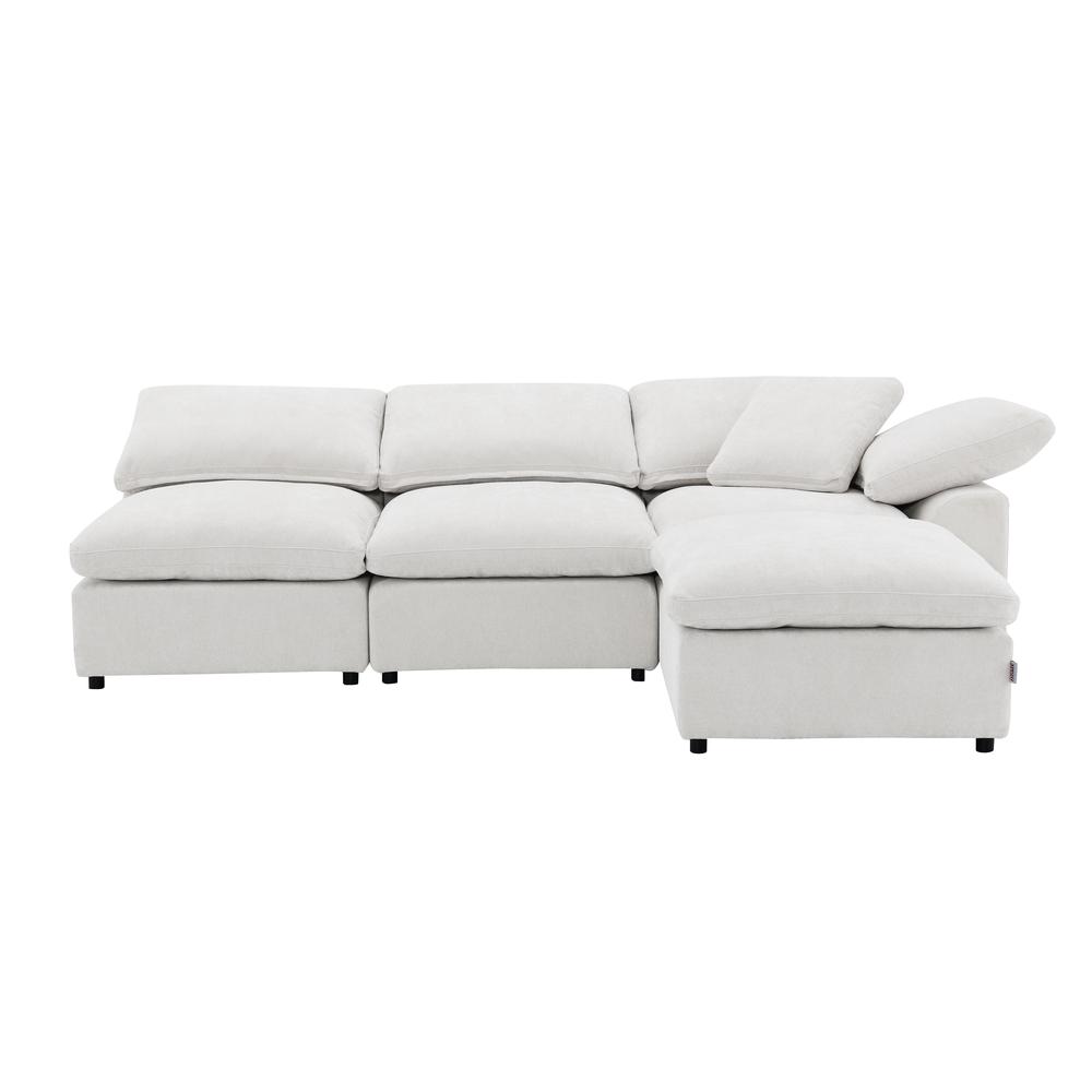 Naveen Modular - Ottoman Ivory Linen. Picture 10