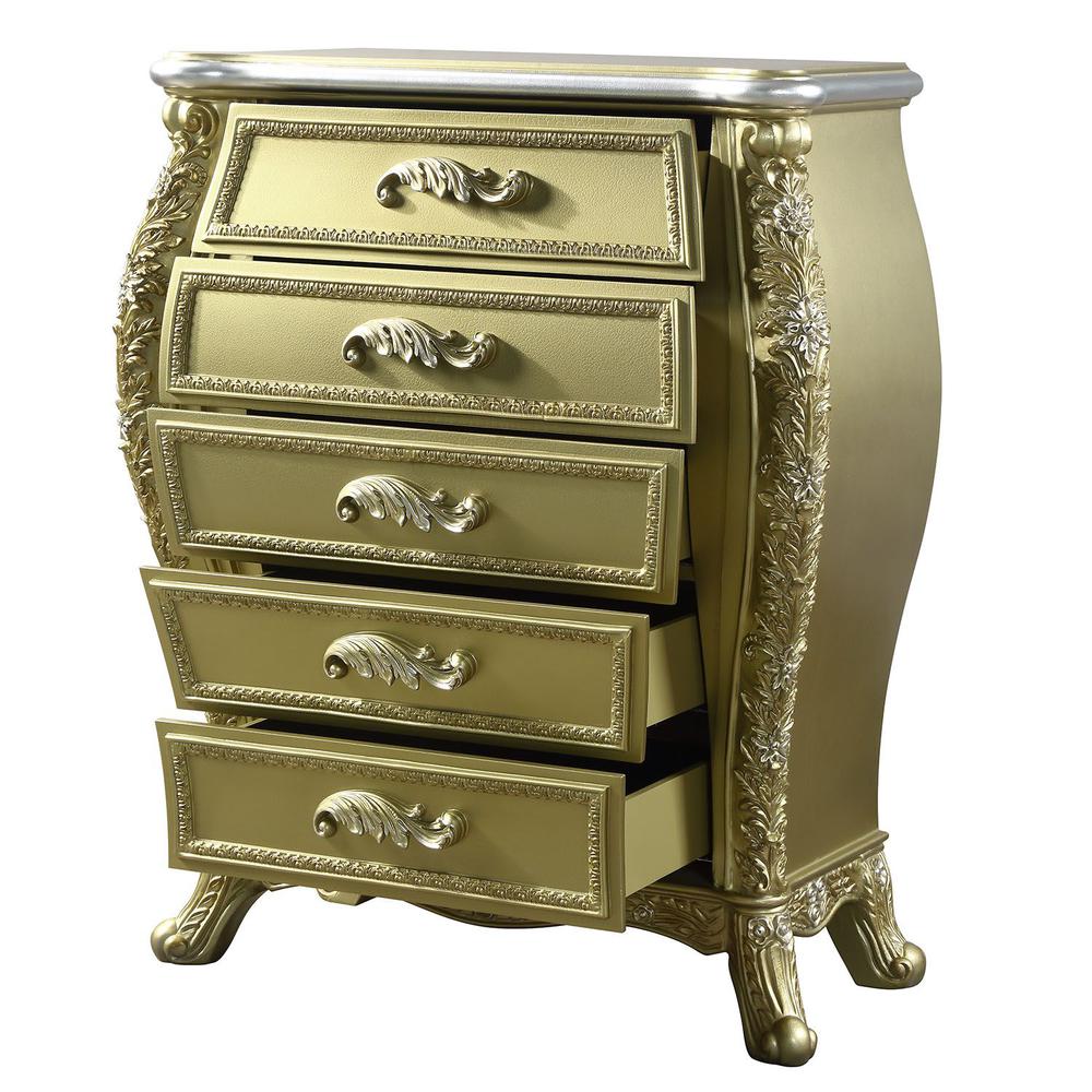 Cabriole Chest Gold. Picture 5