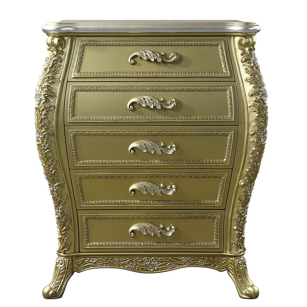 Cabriole Chest Gold. Picture 2