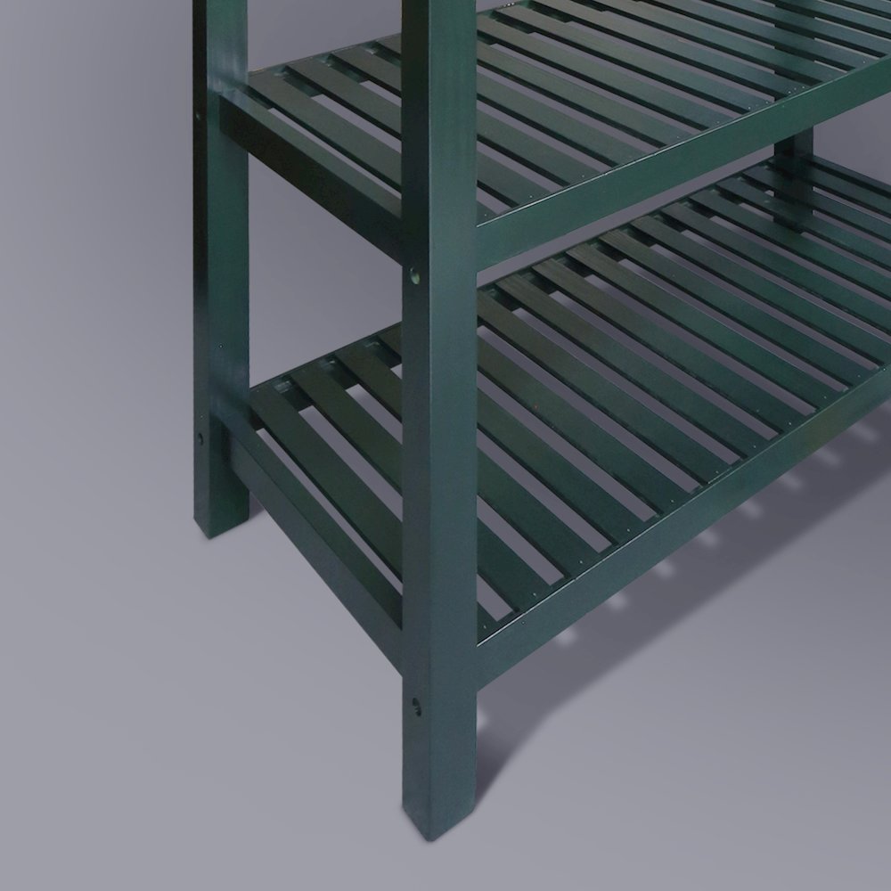Kitchen Island with Solid American Hardwood Top, Hunter Green. Picture 12
